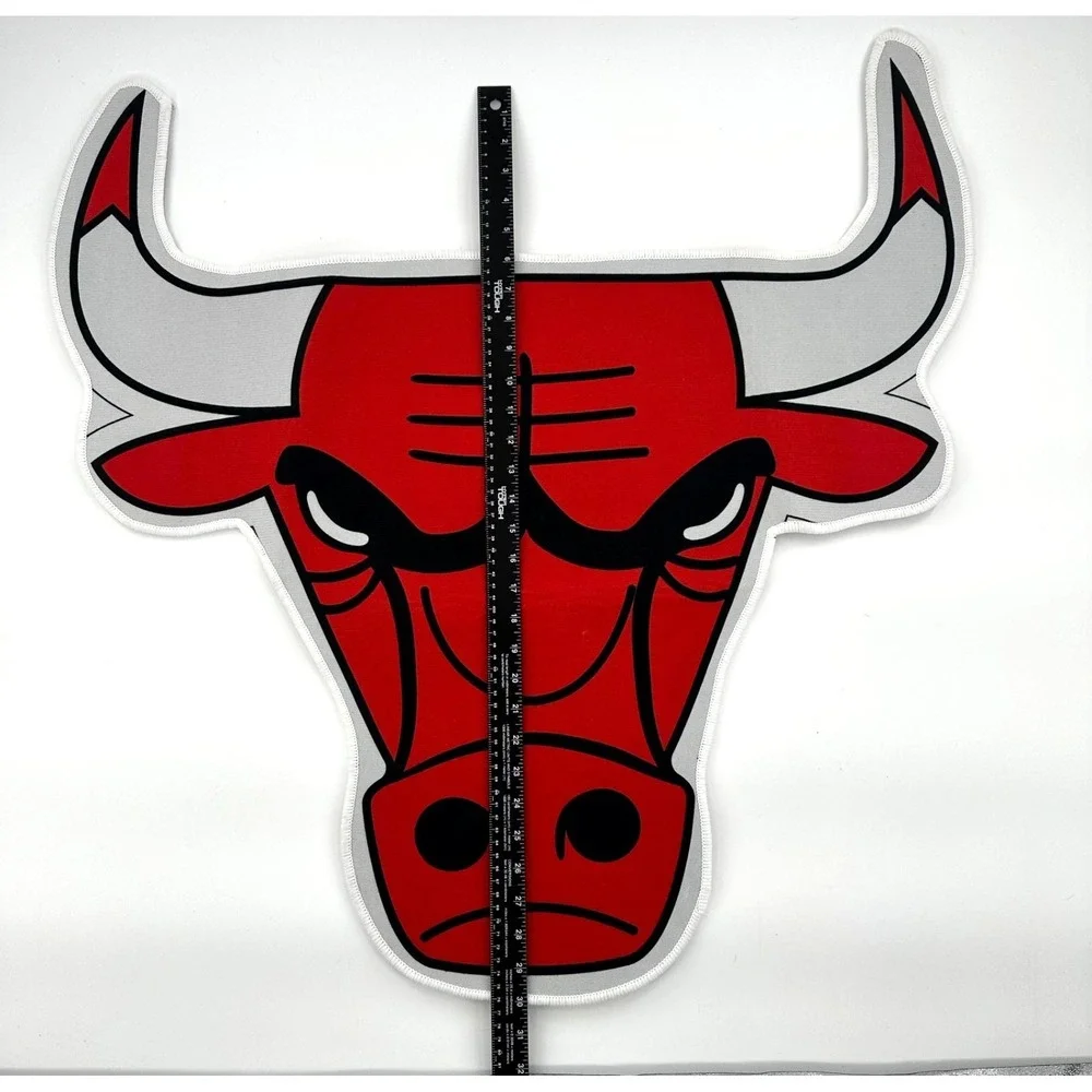 Chicago Bulls Logo Mascot Rug‎ / Floor Mat NBA Basketball Fan Decor 31